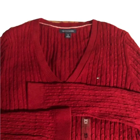 Not for sale. Tommy Hilfiger solid V-Neck women sweater. - Picture 3 of 3